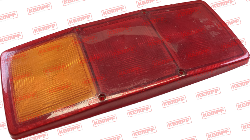 73762 Kempf Lichtscheibe, f. 3K, eckig, 344x147 mm
